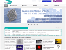 Tablet Screenshot of nanocultureplate.com